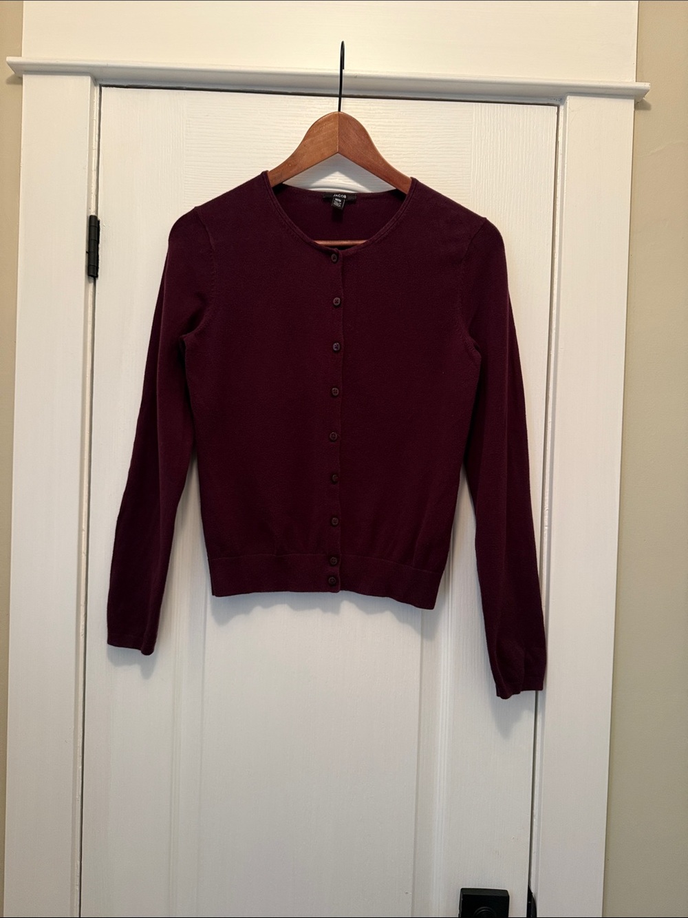 Jacob Women's Button-Front Cardigan - Plum